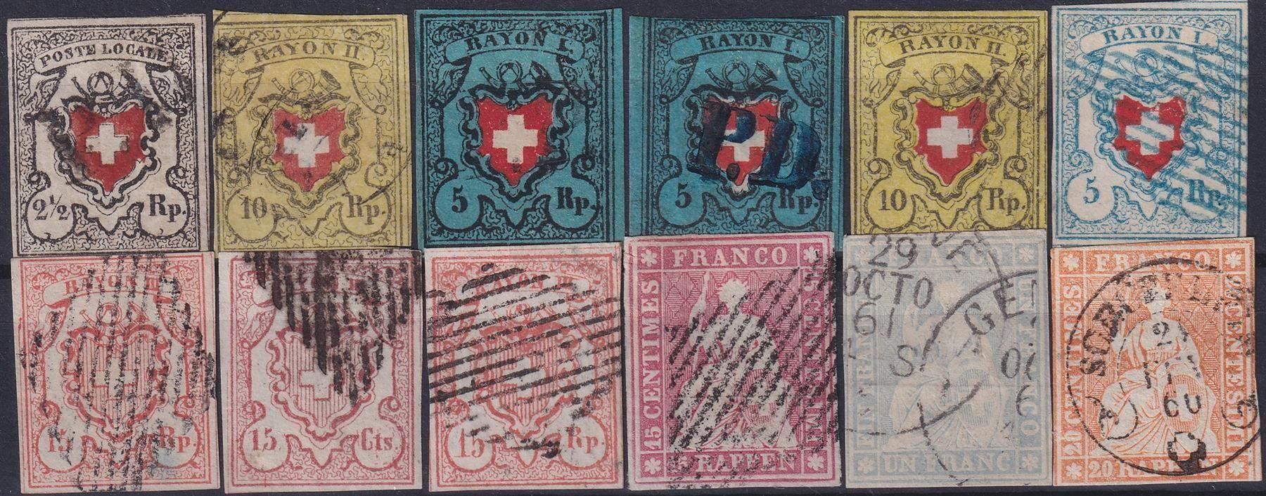 Tutti i francobolli: 1850-2000, starker Nachlass ab Rayon ! – Usato da Sursee venduto da Luzernerraute