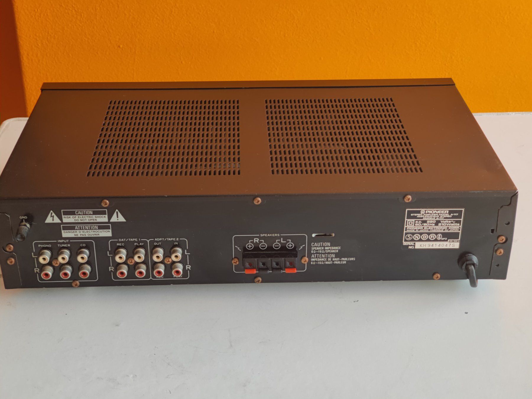 Pioneer Amplificatori: Pioneer A117 integrated amplifier PHONO – Usato da Viganello venduto da XTECHSTOREX 7