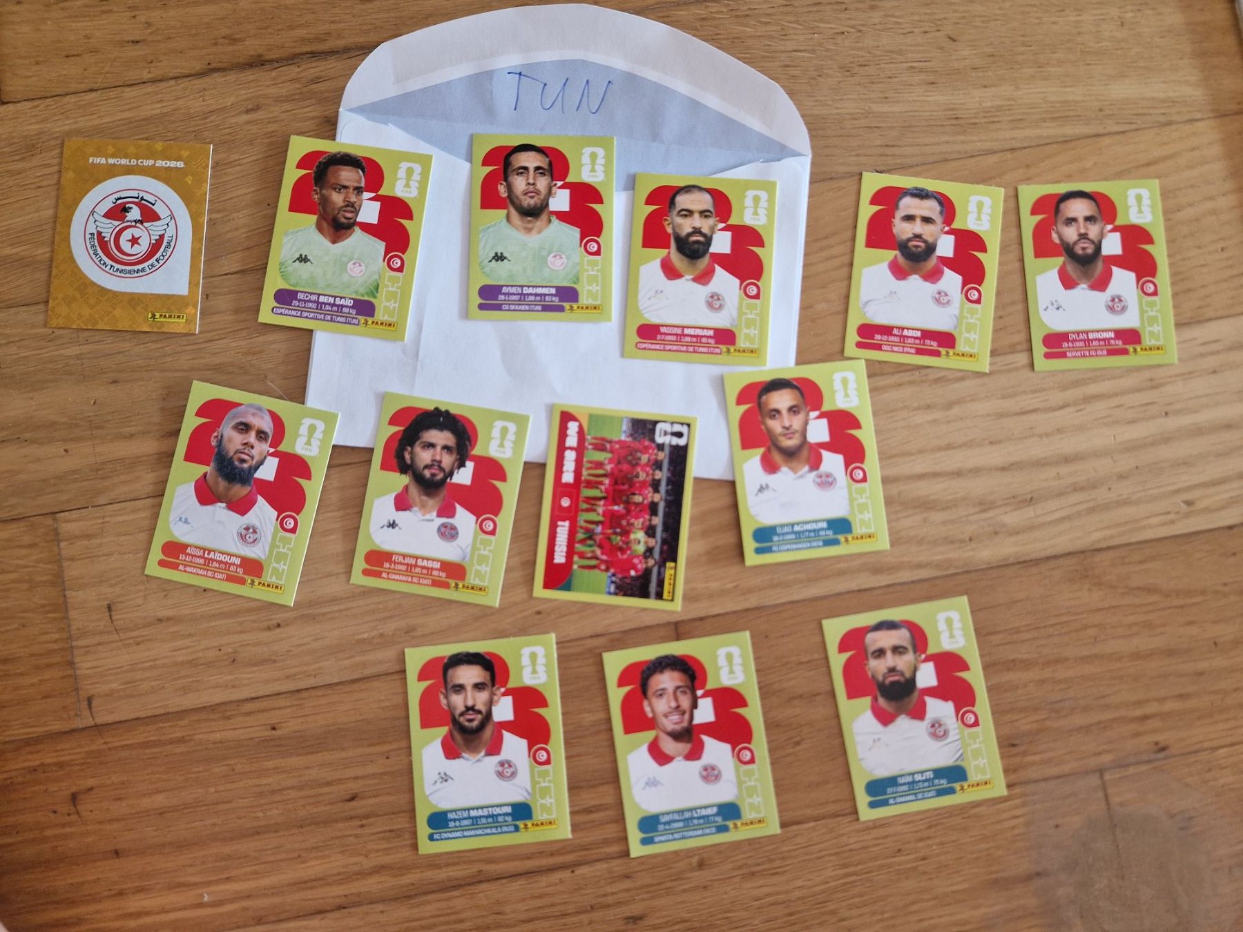 Panini Sammelbilder & Trading cards: Panini TUN - WM 2026 – Gebraucht aus Metzerlen von SS01