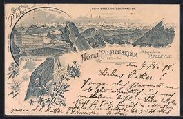 Pilatus, Hotel Pilatuskulm, Blick gegen 