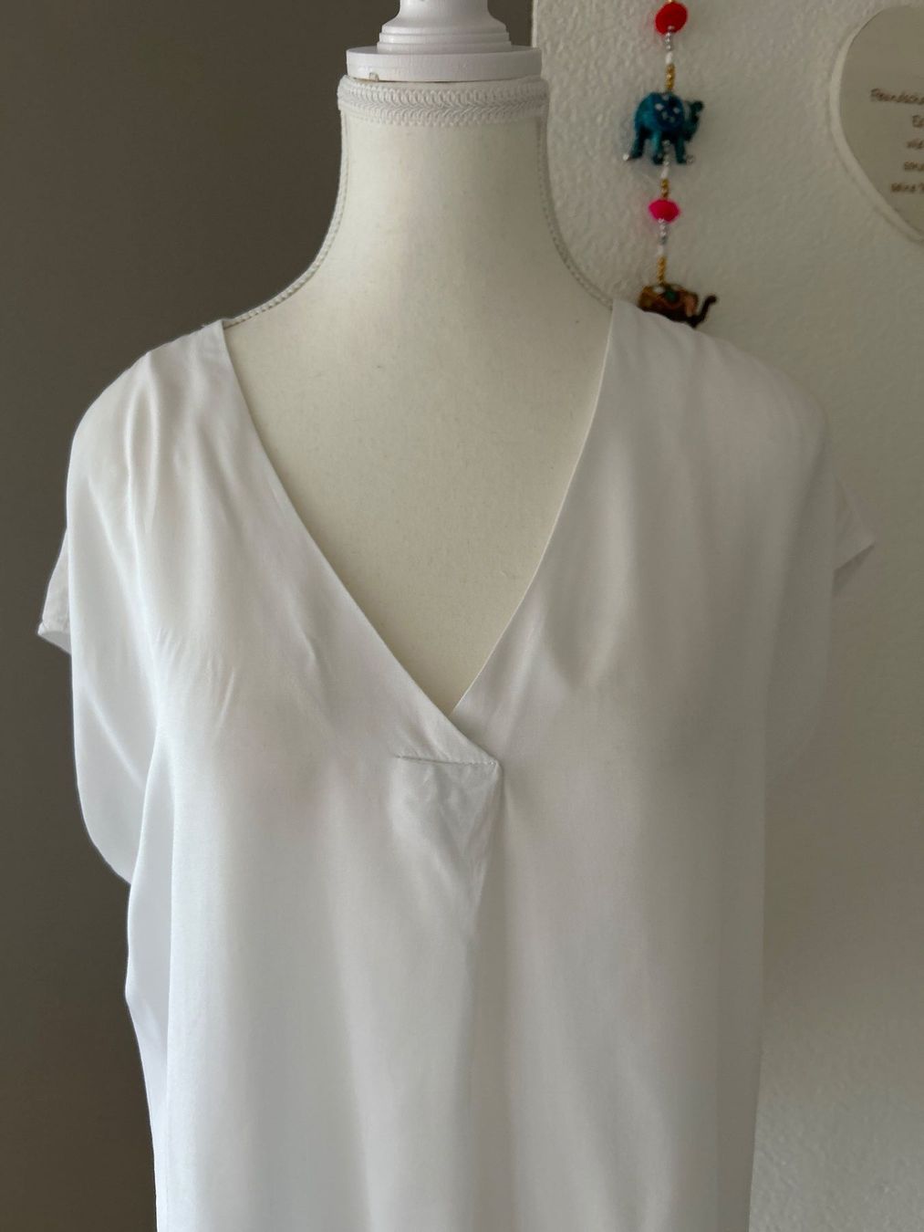 Camicette: Sommer - Busenshirt weiss – Usato da Brunnen venduto da Nala2929 2