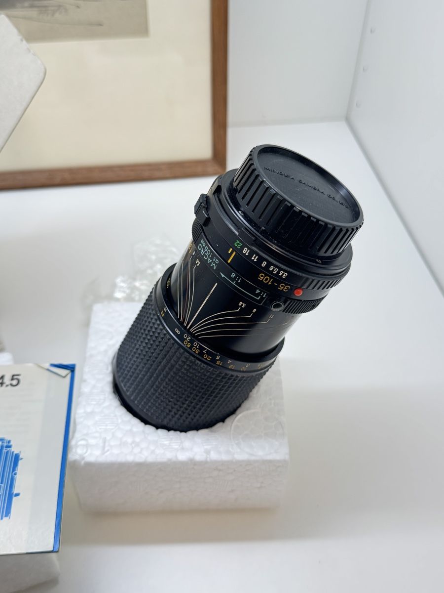 Minolta Objektive: Minolta MD Zoom 35-105mm F3.5-4.5 Objektiv mit Box – Gebraucht aus Schlieren von Eldi84 3