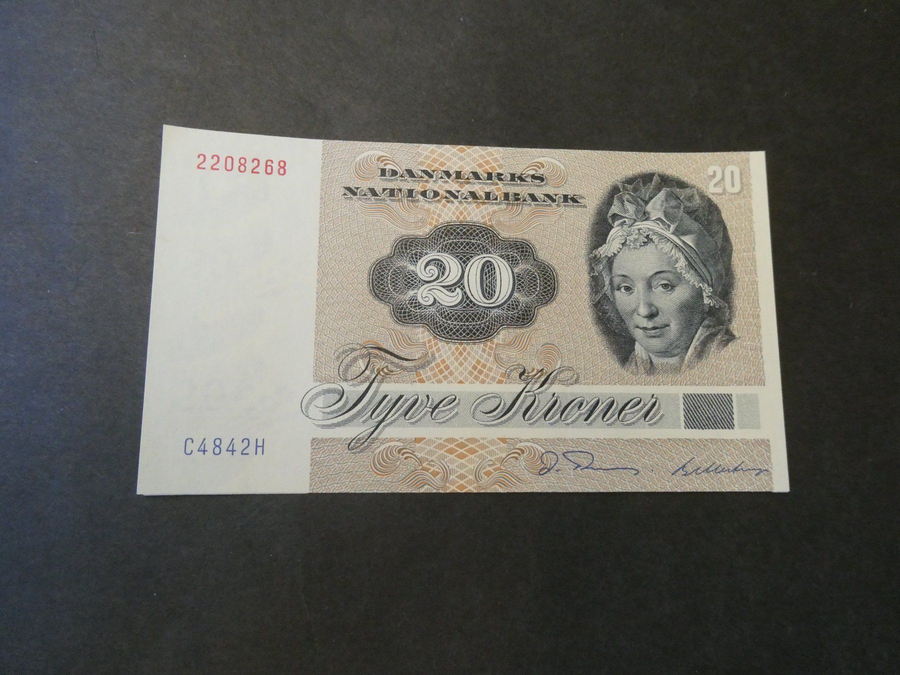 Banknoten: Dänemark, alter Geldschein - ungefaltet – Gebraucht aus Hinterforst von Rohusri