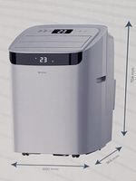 BE COOL 4 in 1 Klimageraet 12000 BTU neu ovp 450x363x704mm