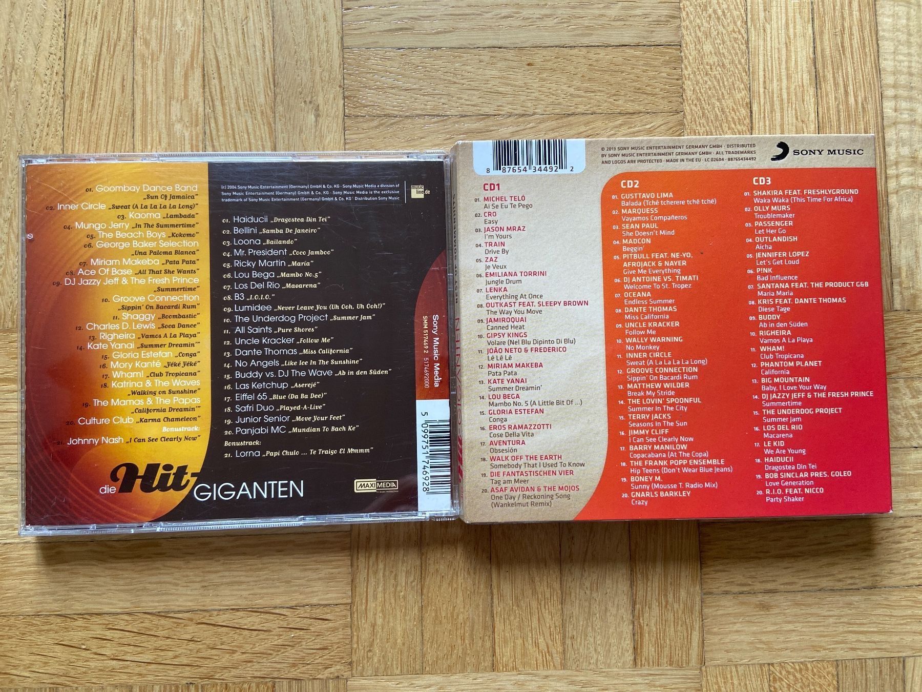 CD: Compilations Hit Giganten Sommerhits etc – Usato da Wabern venduto da fingersinfactories 2