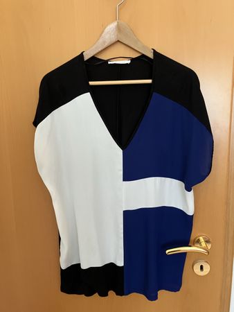 Tunique d'été Color Block, taille S-M– Élégante et légère!