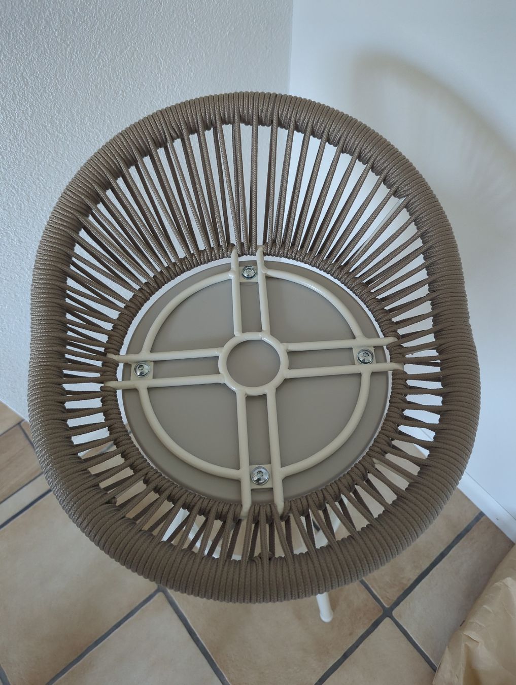 Ikea Sgabelli: Barhocker - IKEA SEGERÖN - rosa Samtkissen // Vintage Chic – Usato da Birsfelden venduto da DealWithStil 2