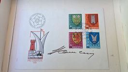 1981 FDC Pro Juventute mit Unterschrift