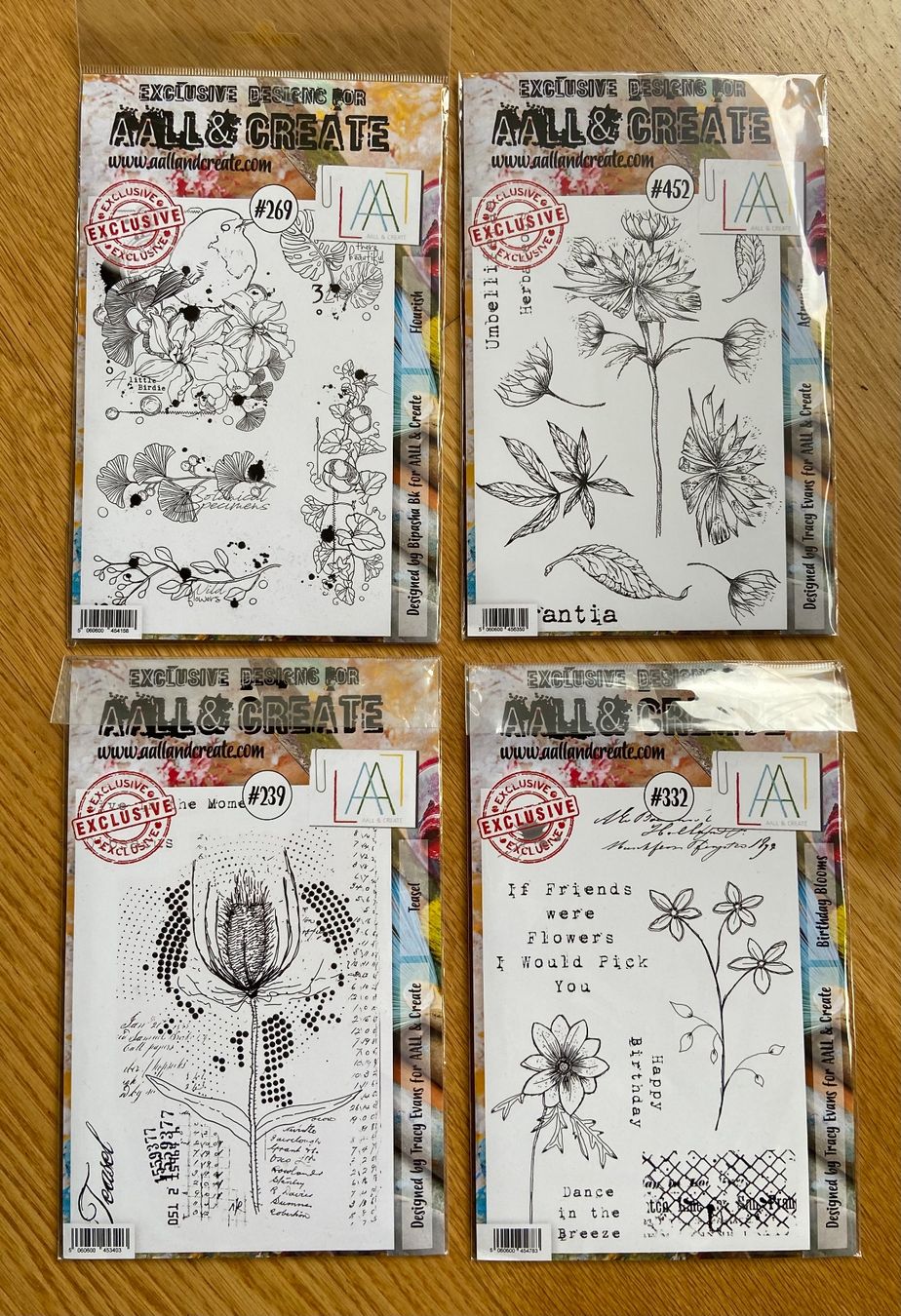 Stempel: 4 mehrteilige A5-Stempelsets von Aall &  Create – Neu und originalverpackt aus Zürich von Sunset69