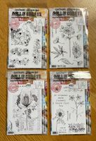 4 mehrteilige A5-Stempelsets von Aall &  Create
