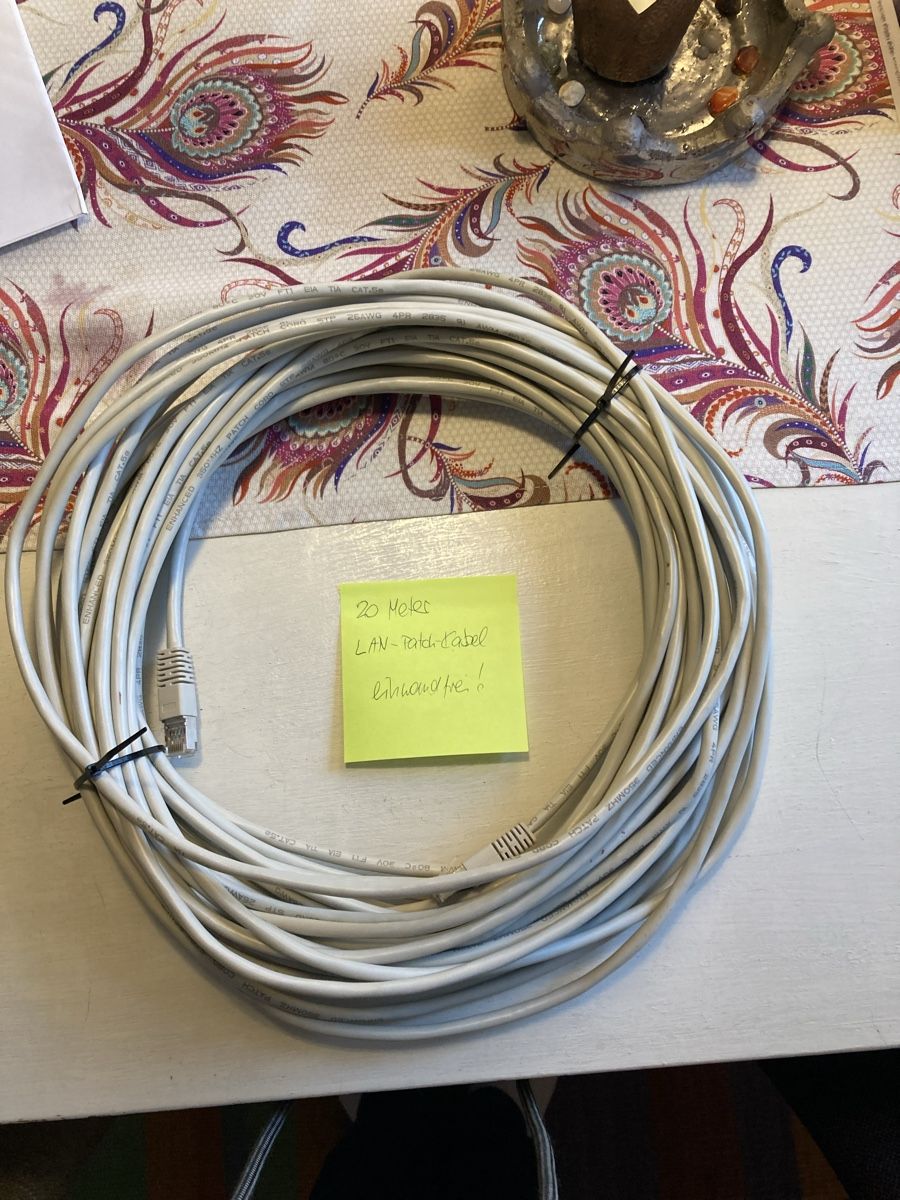 Kabel: Netzwerkkabel. Lan Patch Kabel 20m – Neu (gemäss Beschreibung) aus Uesslingen von manu-ela41