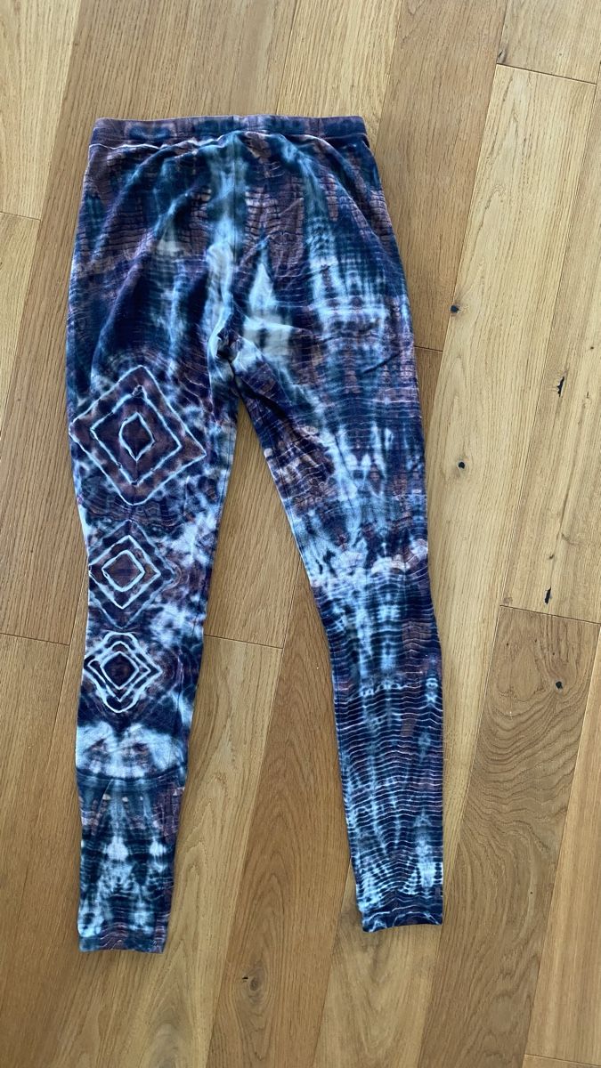 Leggings: Batik Leggins Regenbogenschwarz Gr. S/M – Usato da Wilen (Sarnen) venduto da SanVibes22 5