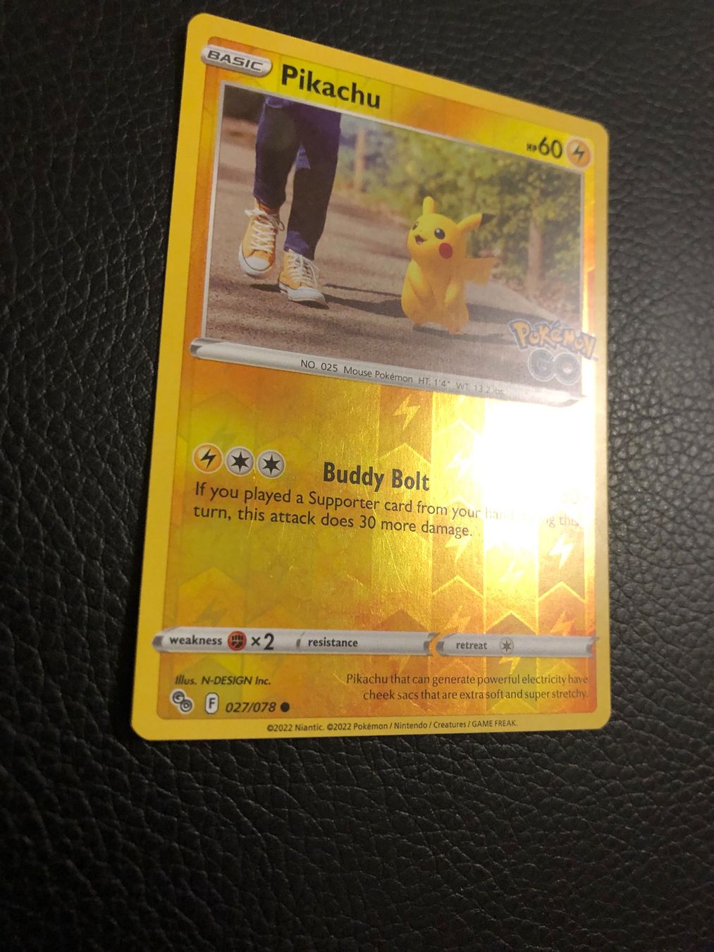 Pokémon Sammelbilder & Trading cards: Pokemon GO Pikachu reverse 27/78 Ab 1 – Gebraucht aus Paradiso von Pkmn10 1