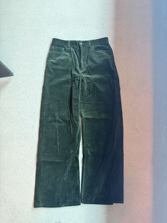 Polo Ralph Lauren Corduroy Pants Size 8 Green Flared Fall Wi