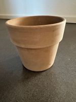 Tontopf für Pflanzen ø oben 13cm unten 9.5cm "neuwertig"grau