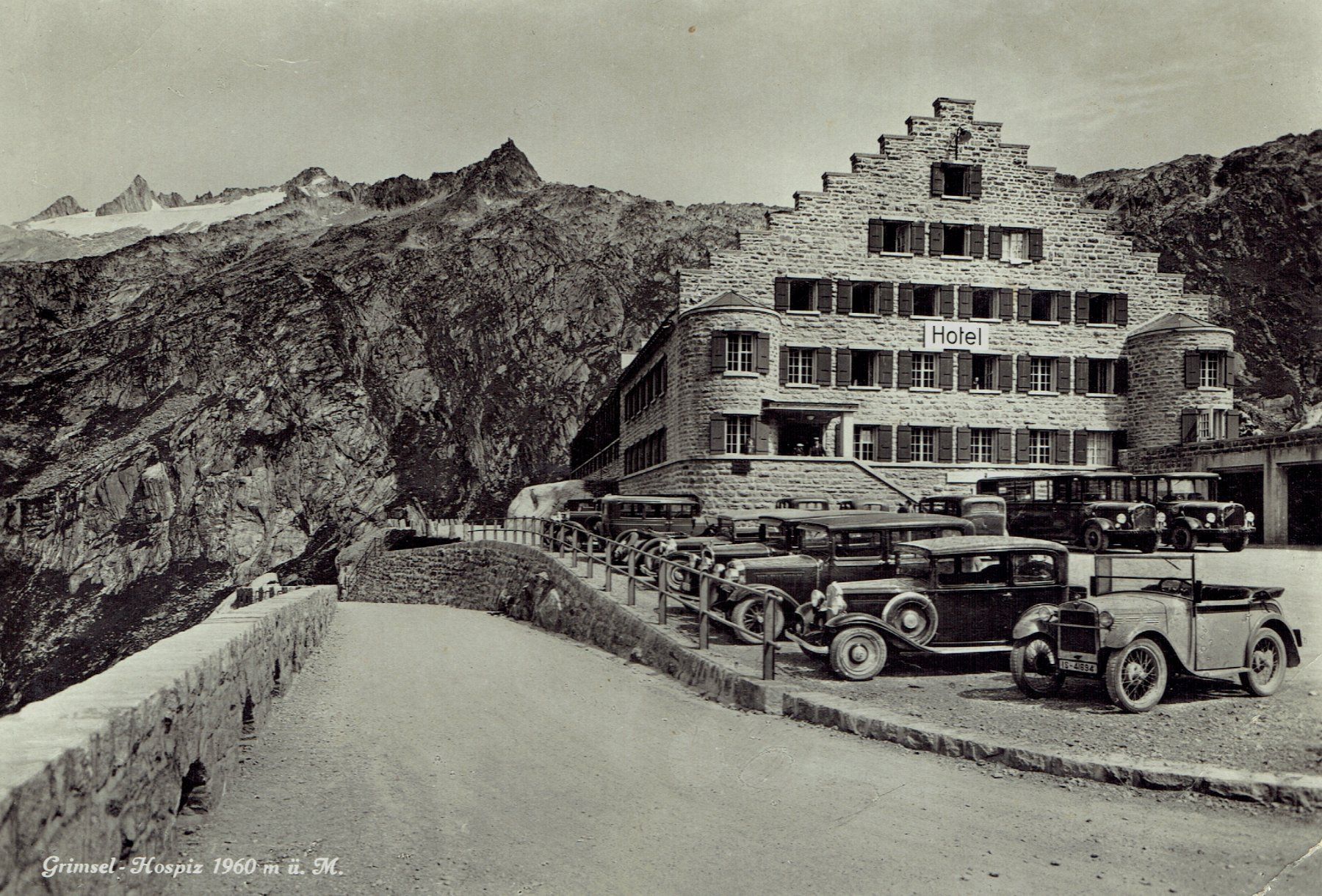 Ansichtskarten: Grimsel-Hospiz BE, um 1925 – Gebraucht aus Otelfingen von Schmitte9
