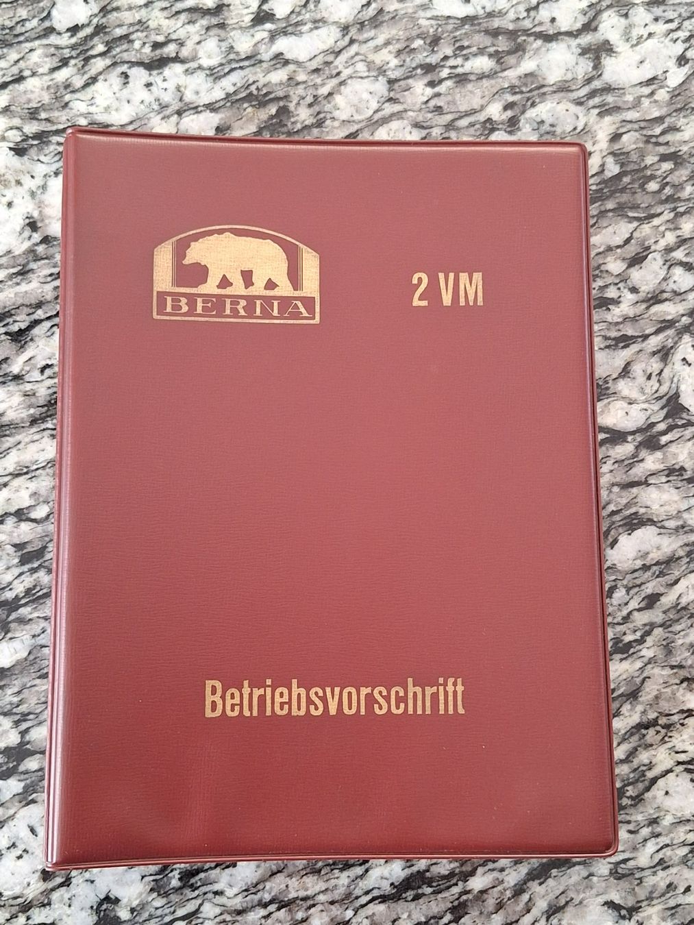 Documenti: Betriebsvorschrift, Berna 2VM – Usato da Lohn-Ammannsegg venduto da Beo71