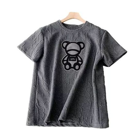 Kids Unisex T-Shirt mit Bär Relief - 122/128 - Fabrikneu !
