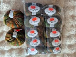 Wollknäuel LINIE 484 MELO gemischte Farben 12 x 50g neu