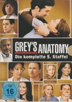 DVD GREY'S ANATOMY die komplette 5. staffel new‪‪ 7 dvd box