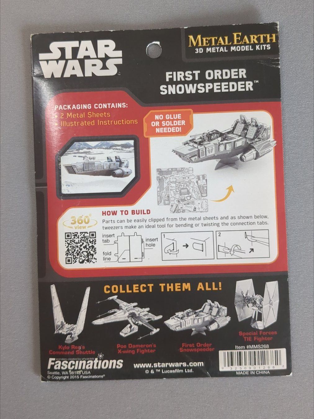 Star Wars Kit di modellismo & Modellini statici: Metal Earth Star Wars 3D metal models -  3 sets – Nuovo (secondo la descrizione) da Bourguillon venduto da sellerfromthenet 6