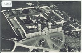 Flugaufnahme Kloster Einsiedeln