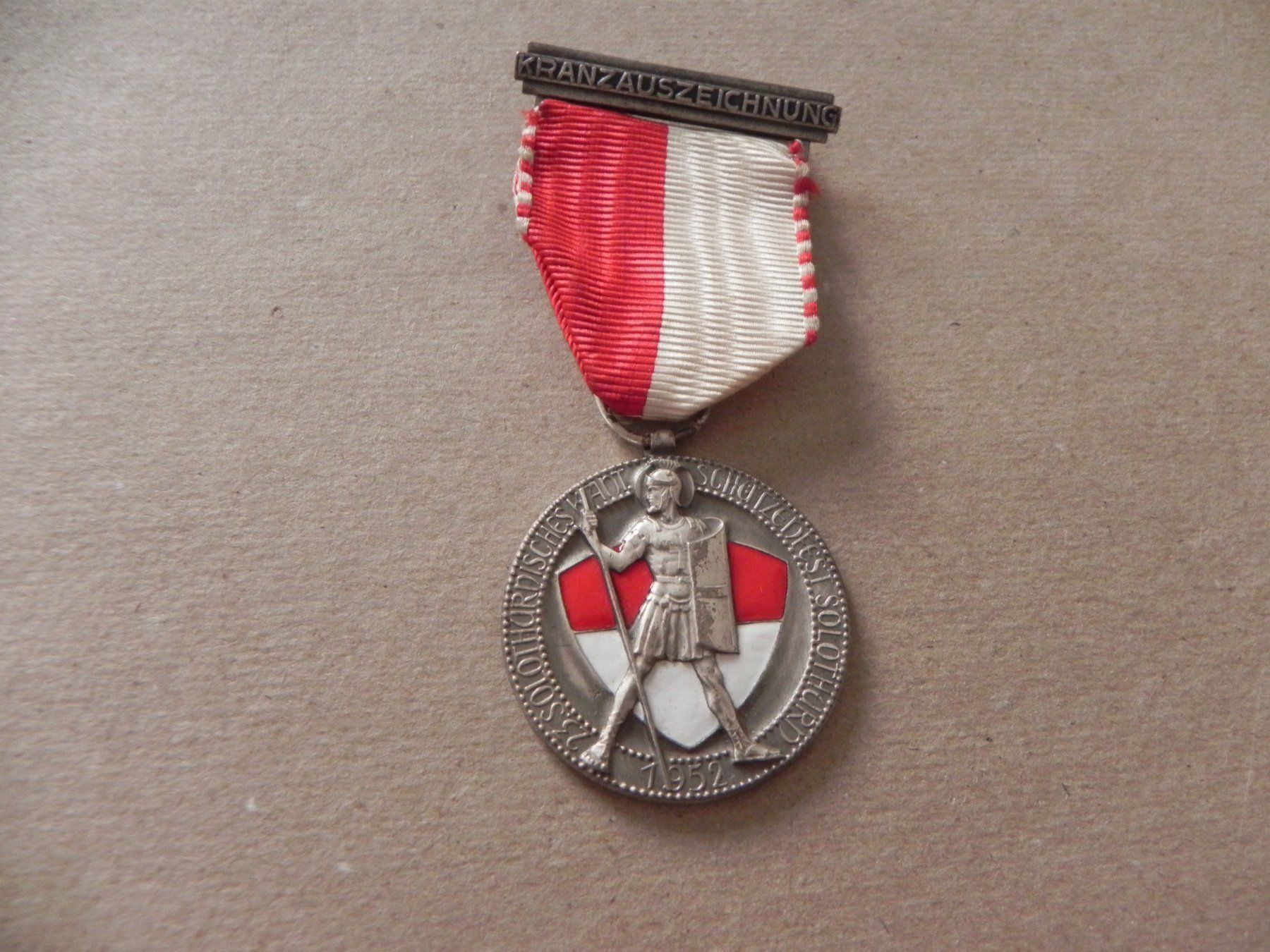 Medaglie: Medaille Solothurn Kant. Schützenfest 52 – Usato da Siebnen venduto da krimsie 1