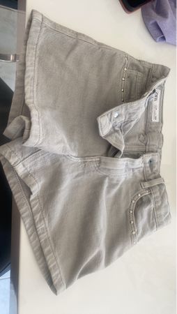 Jeans-Shorts  grau Nieten Grösse 134