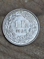 1 Franken 1928 Silber sehr gute  Erhaltung