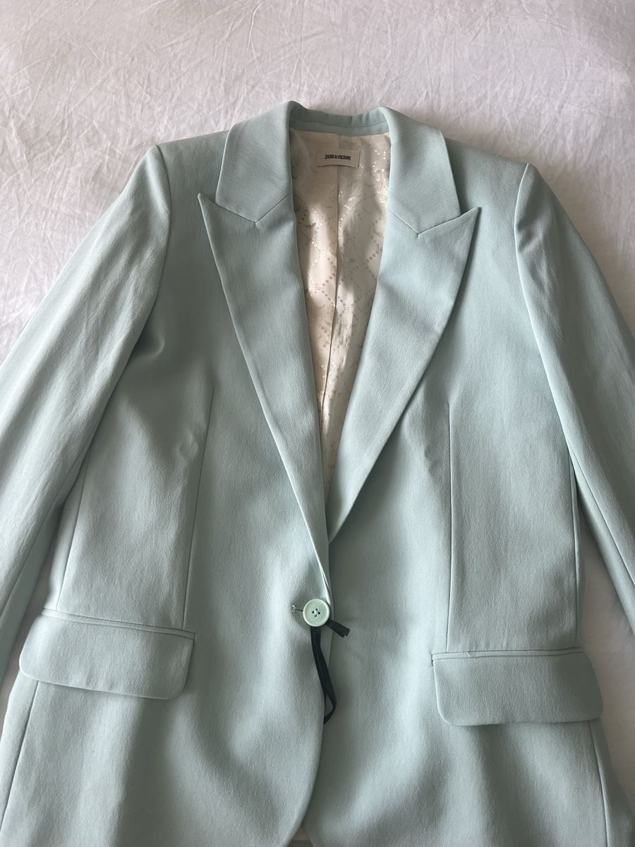Zadig & Voltaire Completi & Tailleur: Mint Green Spring Blazer - Zadig&Voltare size S – Nuovo e nell'imballaggio originale da Zürich venduto da tra_wl8x