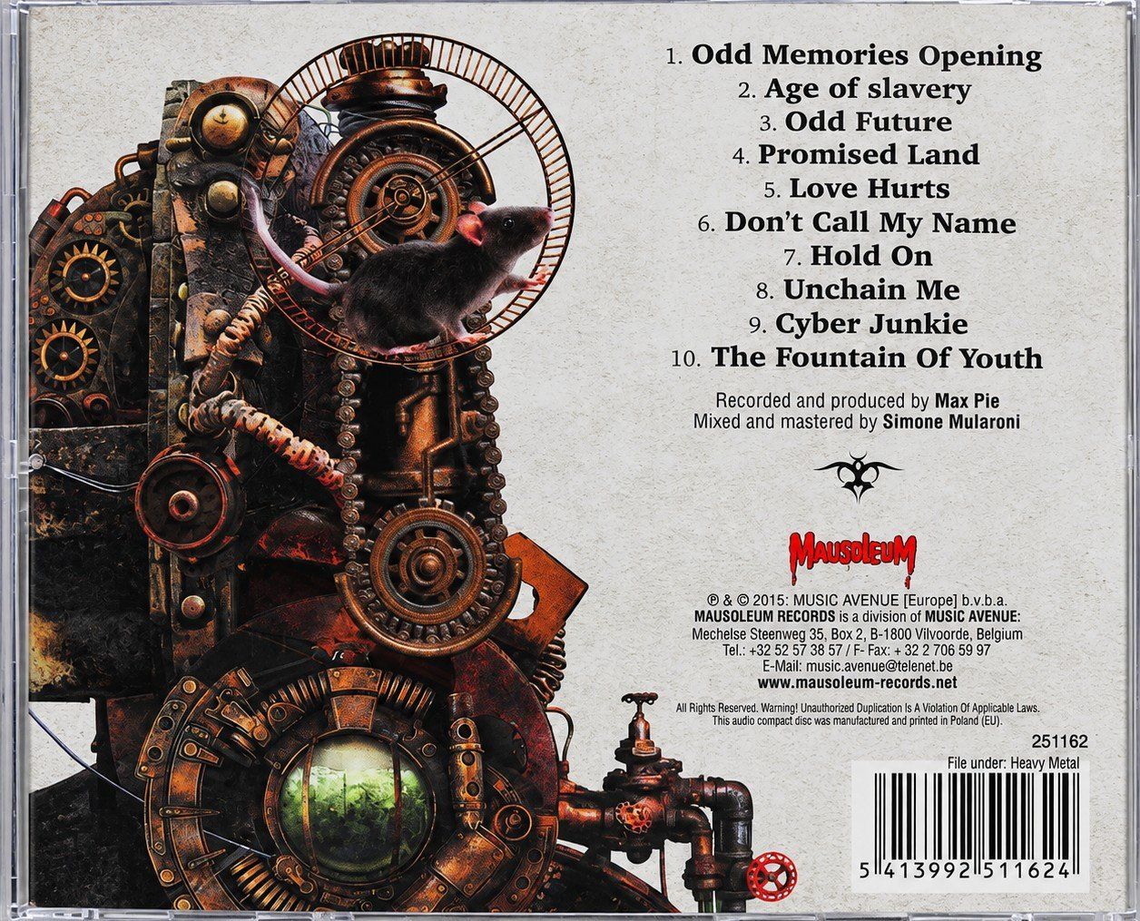 CD: CD Max Pie "Odd Memories", Nr. 310 – Nuovo e nell'imballaggio originale da Kottwil venduto da Crazyrolf 1