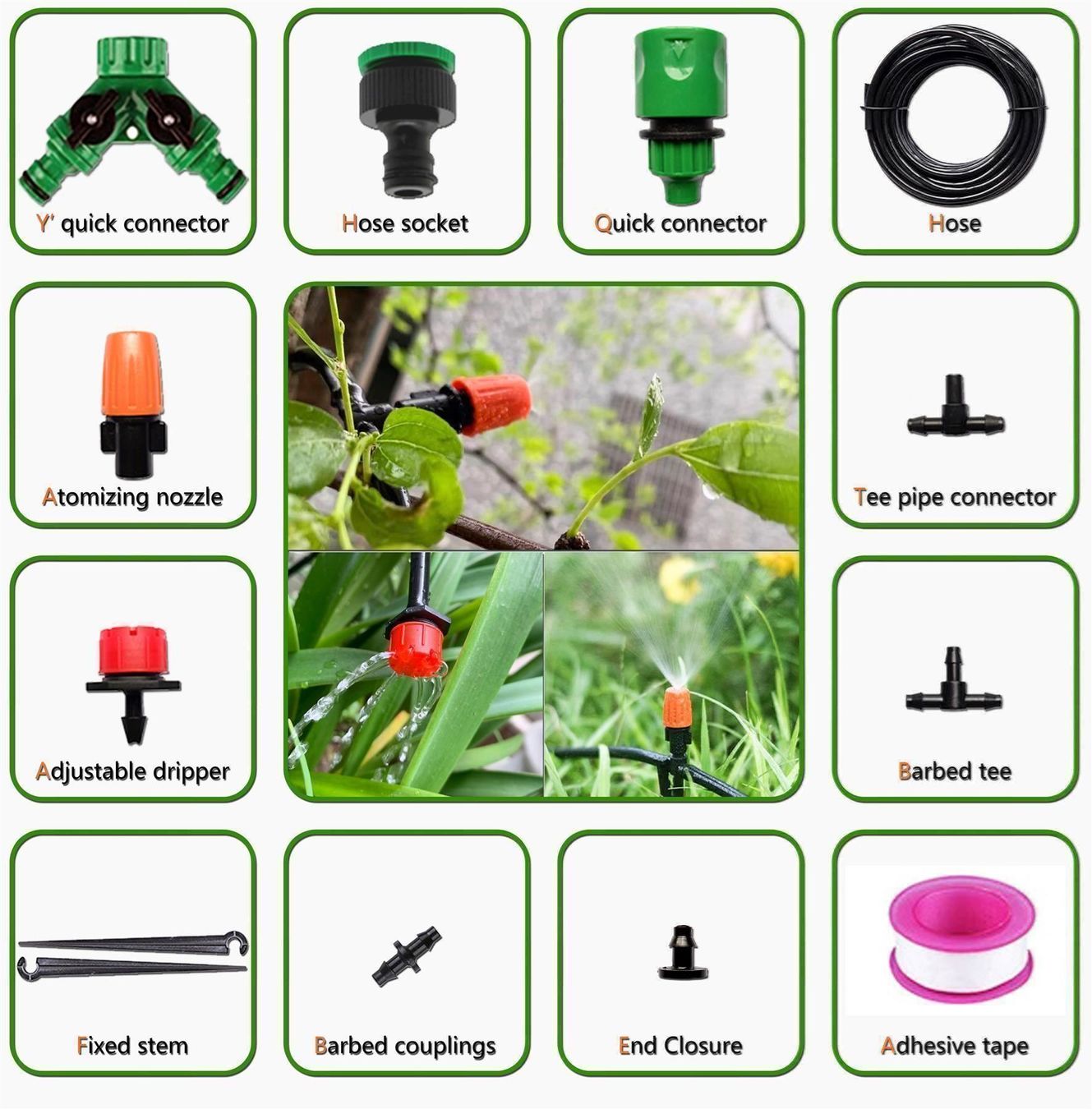 Tubi & Tubi flessibili: Bewässerungssystem Garten Micro Drip 30M – Nuovo (secondo la descrizione) da Thun venduto da nuonuo 1