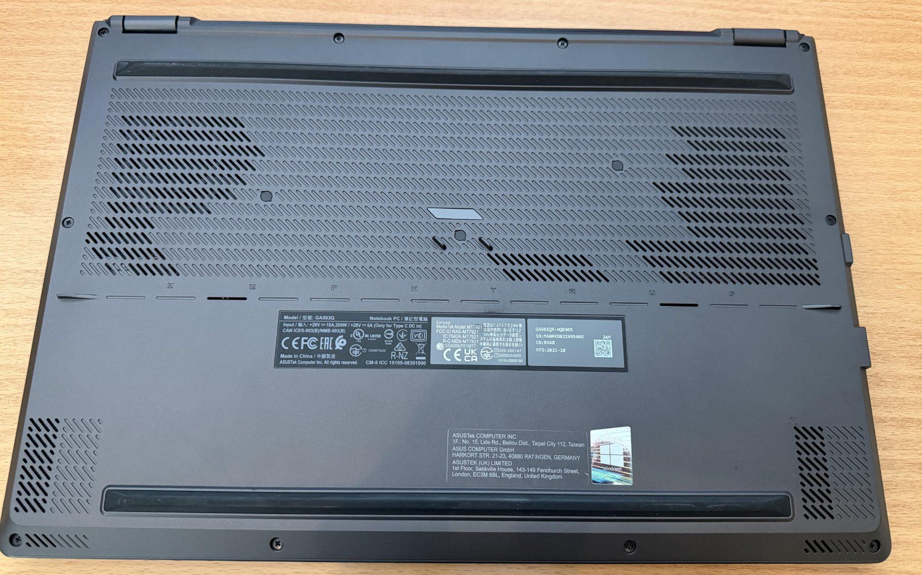 Asus Notebooks: ASUS ROG Zephyrus G15 – Gebraucht aus Beringen von kira8304 3
