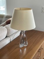 Kristallglas Tischlampe - Vintage - Mid-Century - Rarität