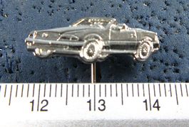 MERCEDES BENZ SL CABRIO AUTO ANSTECKNADEL SILBRIG
