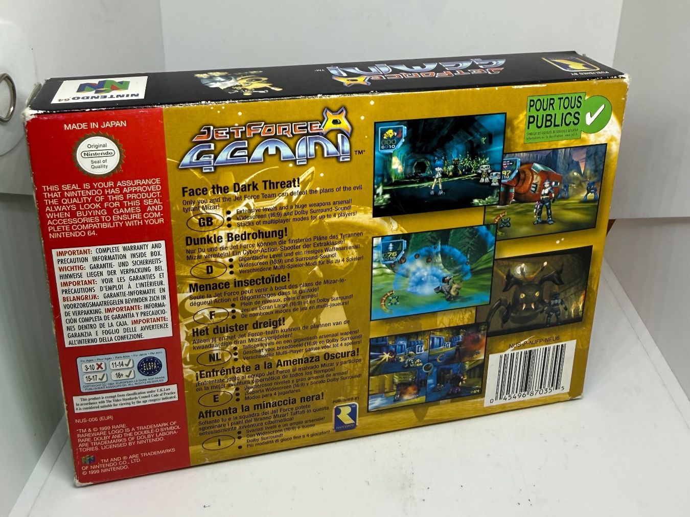 Nintendo Spiele: Jet Force Gemini N64 Nintendo Ovp – Gebraucht aus Dietlikon von NESFEVER 1