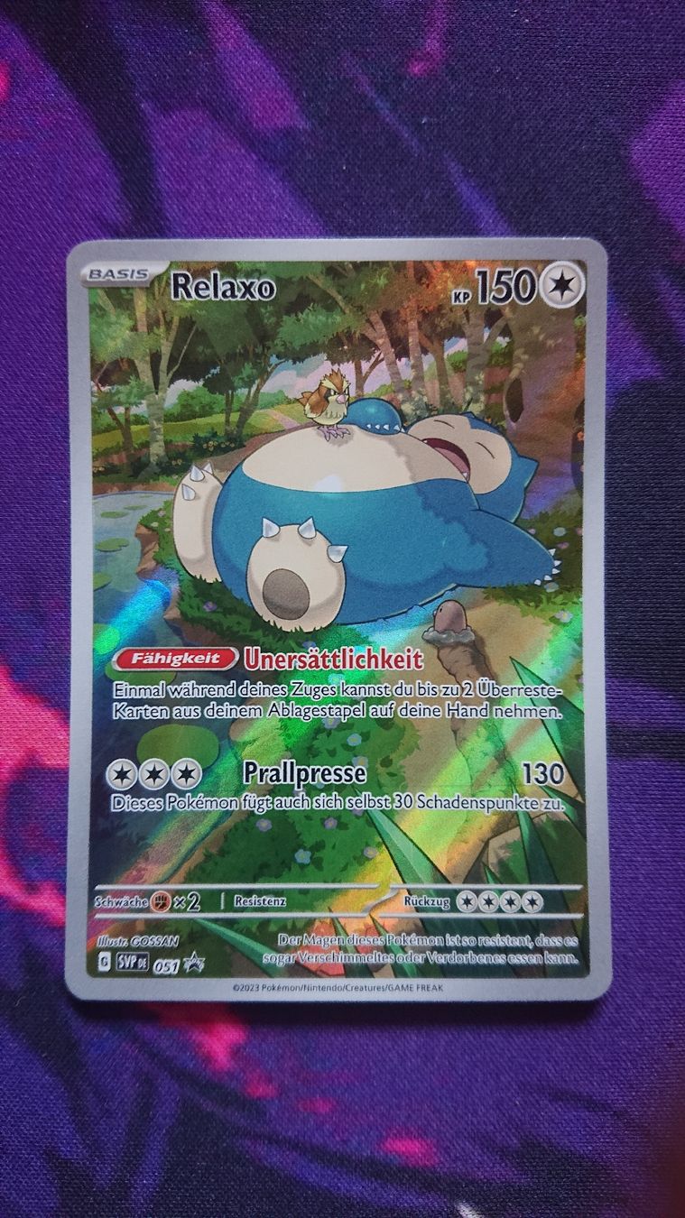 Pokémon Cartes à collectionner: Relaxo SVP 051 DE – Neuf (Voir description) à Chur par FreakofRarity