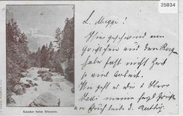 Kander beim Blausee  um 1900