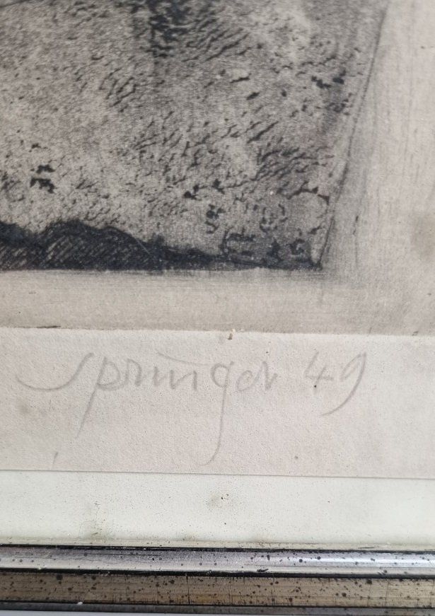 Grafica & Litografie: ABSTRAKTE KOMPOSITION von Ferdinand Springer – Usato da Flums venduto da Flumsantik 2