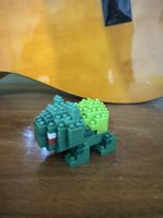 Mini personaggio Bulbasaur Pokemon in blocchi da costruire!