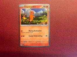 Pokemon Charmander Holo Paldean Fates near Mint