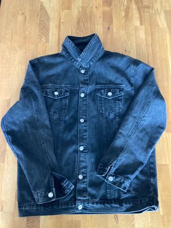 Jeans Jacke schwarz XXL