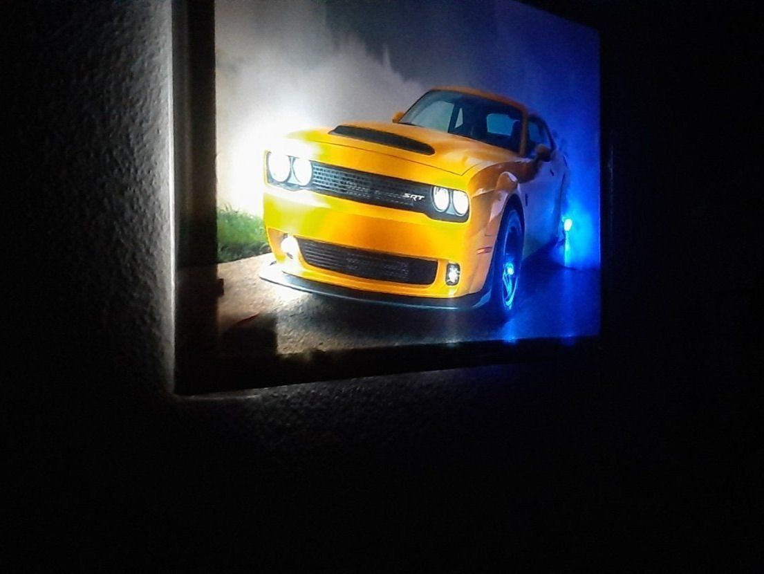 Cornici: DODGE CHALLENGER SRT HELLCAT LED Kunstbild – Nuovo e nell'imballaggio originale da Kilchberg ZH venduto da ruedi34 3
