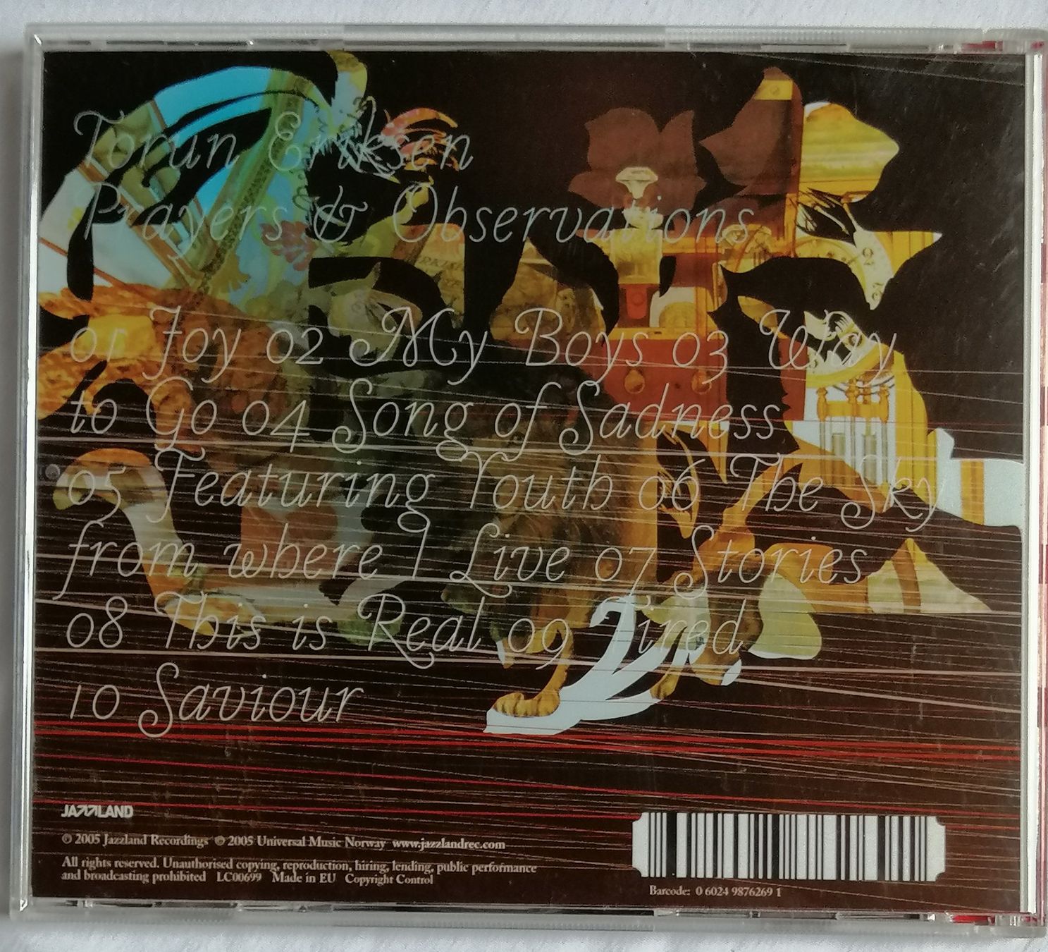 CDs: CD Torun Eriksen -  Prayers & Observations, Jazz 2005 – Gebraucht aus Oberriet SG von Atir47 3