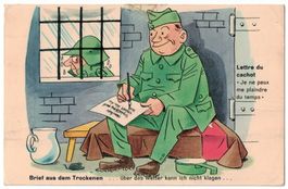 Militärhumor Arrest im Trockenen, Feldpost Inf RS 8