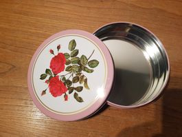 Blech Dose Guetzli Box Schachtel Rosen Motiv 20 cm
