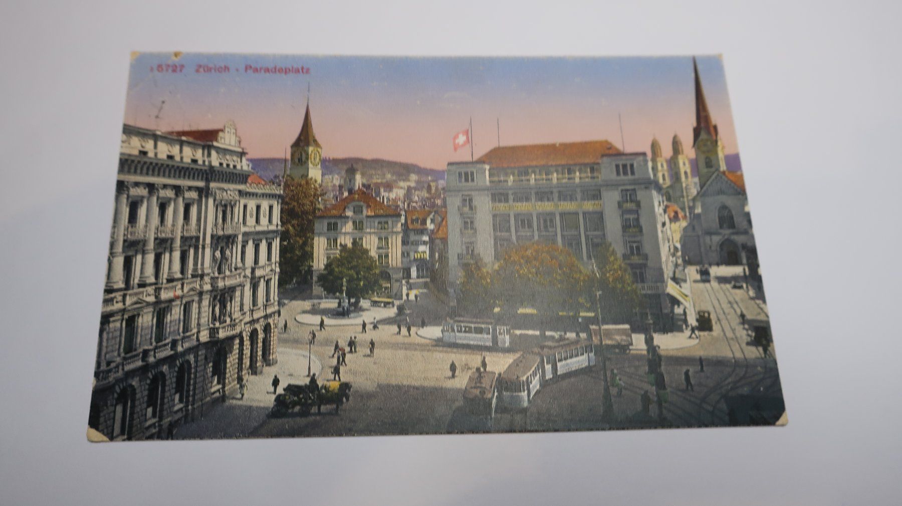 Cartes postales: Zürich - Paradeplatz  1919 – D'occasion à Cormoret par Pascalll2001 1