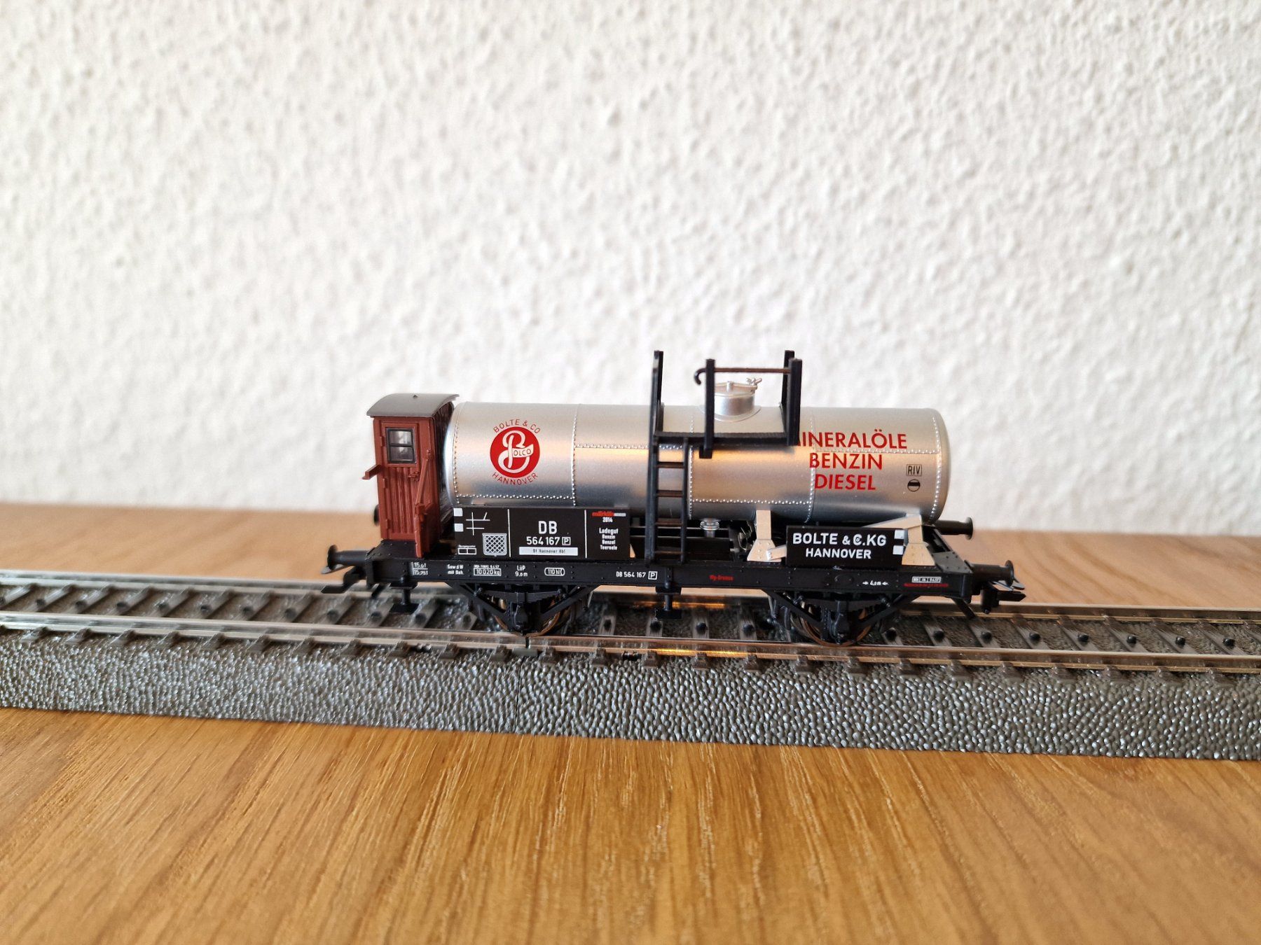 Märklin Modellini di ferrovie: DB Tankwagen Bolte&Co. H0 – Usato da Matten b. Interlaken venduto da lor_hr9w