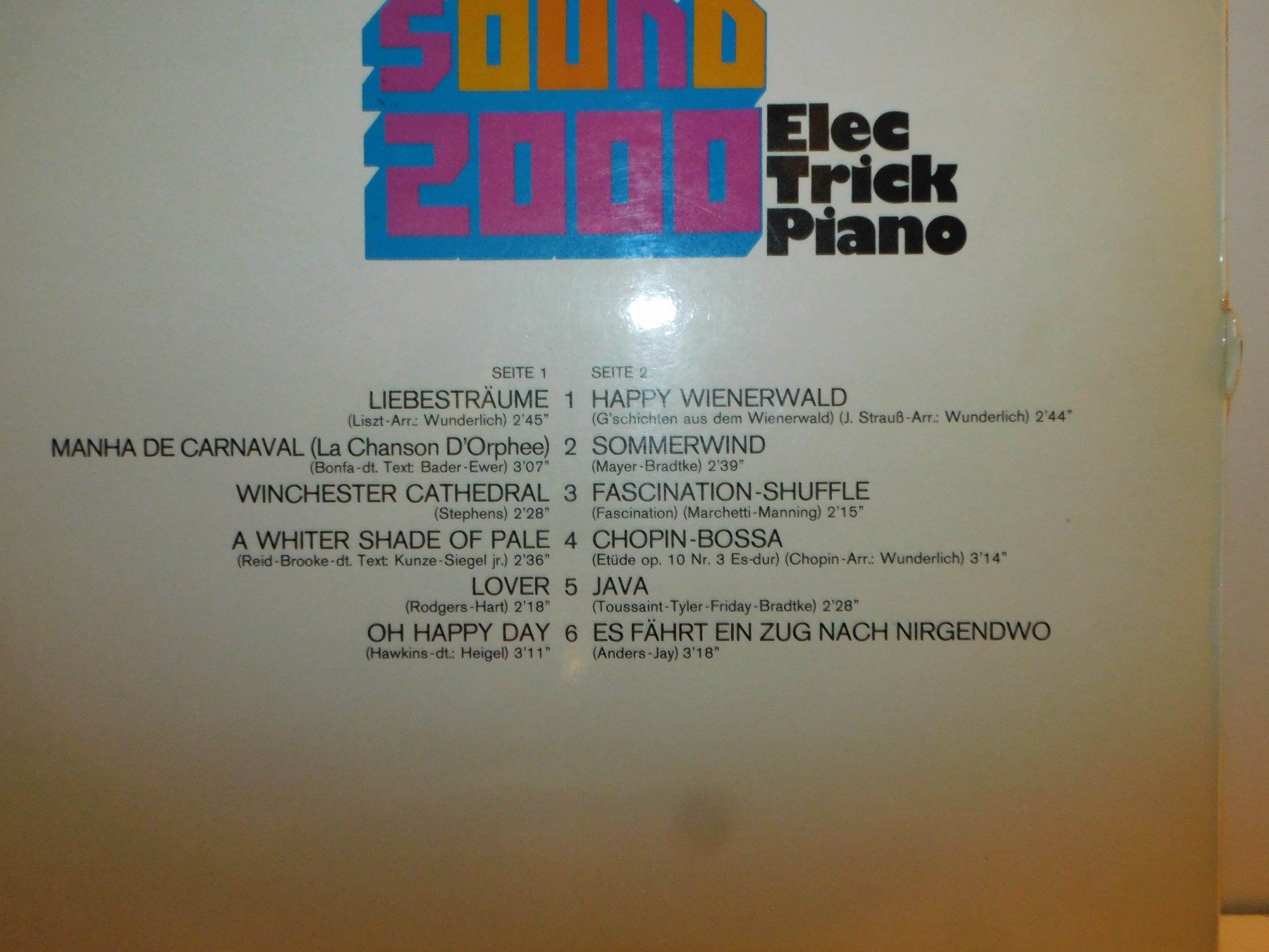 Vinyles: LP Klaus Wunderlich - Sound 2000 1973 – D'occasion à Sursee par 76 5