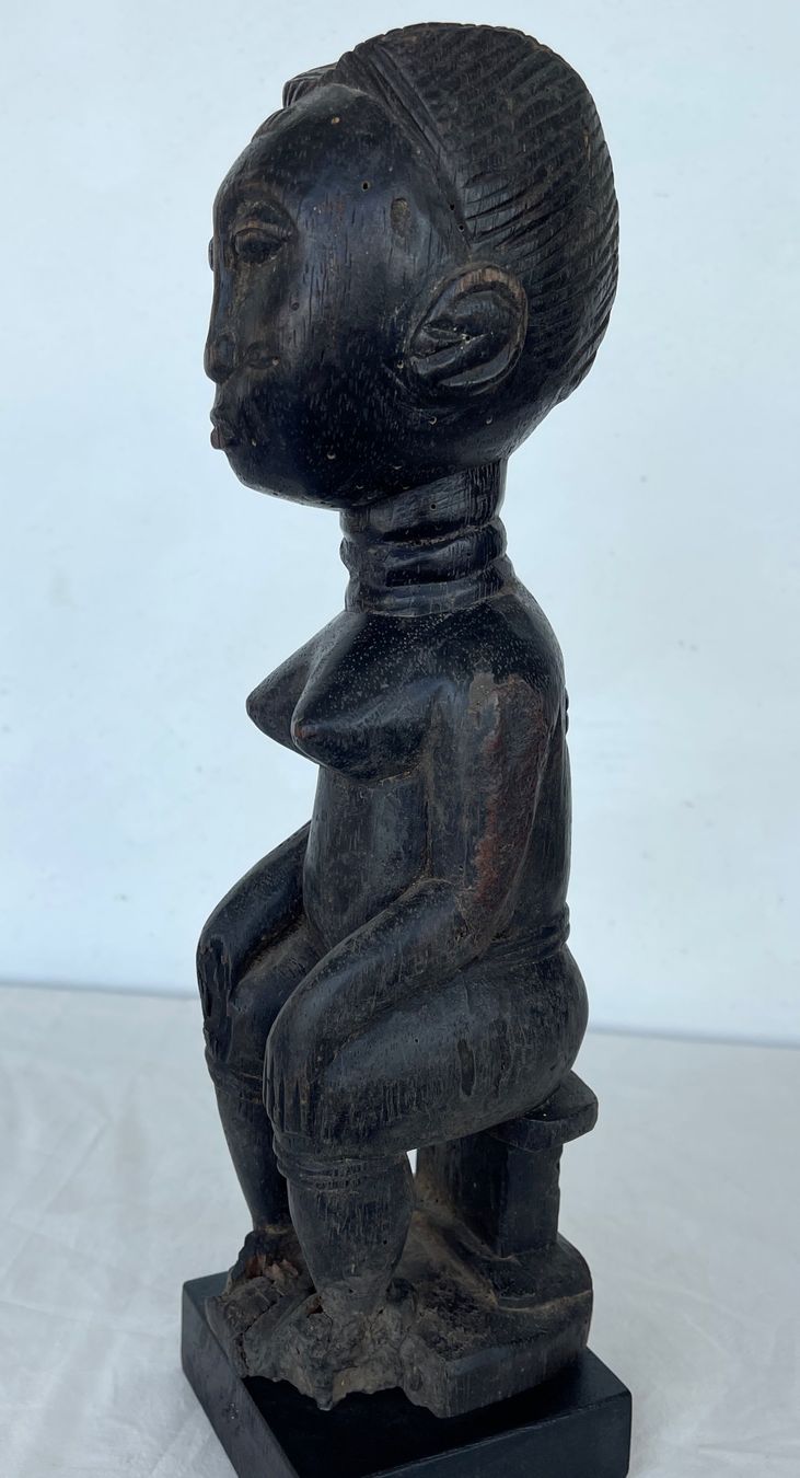 Skulpturen & Statuen: antike Baule Figur Elfenbeinküste Höhe 31 cm – Gebraucht aus Rüthi (Rheintal) von  2